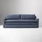 Banks, Trundle Sofa, Poly, Performance Chenille Crossweave, Harbor, Concealed Support