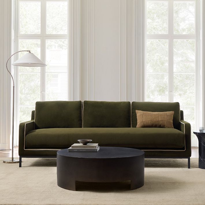 Mullins Sofa with Contrast Piping (76"-96")