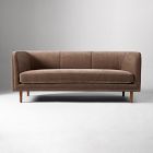 Marcel 76in Sofa Bench, Performance Modern Chenille Mink, Cool Walnut