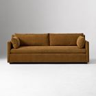 Marin 85in Sofa, Performance Chenille Crossweave Ochre, Down Blend